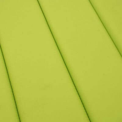 vidaXL Coussin de chaise longue vert vif 200x50x3 cm tissu oxford