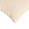 vidaXL Coussins de canapé 2 pcs Beige 80 x 40 cm tissu
