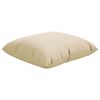 vidaXL Coussins de canapé lot de 4 beige 40x40 cm tissu