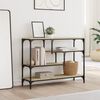 vidaXL Table console chêne sonoma 100x30x75 cm bois d'ingénierie
