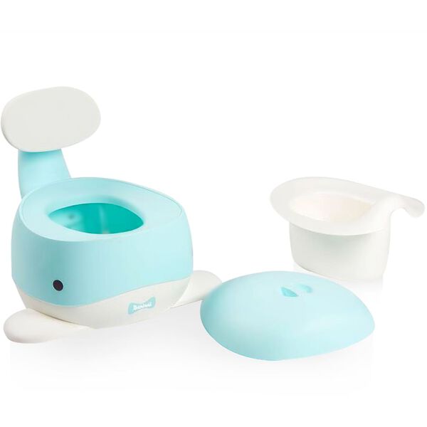 Baninni Pot de toilette Whale Bleu clair BNCA006-LBL