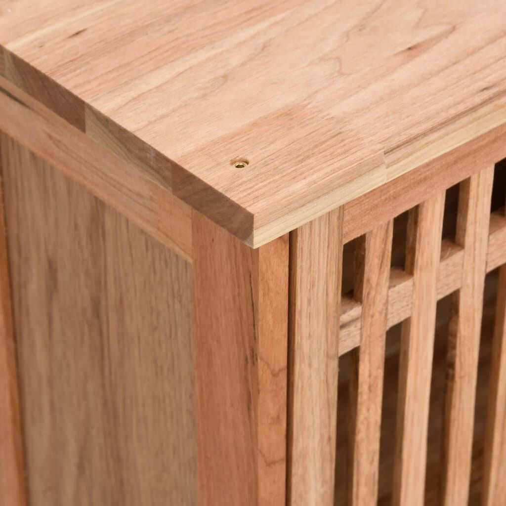 Armoire Murale VidaXL En Noyer Massif - 42x23x60 Cm, Rangement Salle De Bain Ou Toilettes - 8
