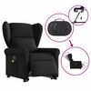 vidaXL Fauteuil inclinable de massage &eacute;lectrique Noir Tissu