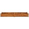 vidaXL Lit sur&eacute;lev&eacute; de jardin Bois d'acacia 200x50x25 cm