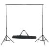 vidaXL Kit de studio photo avec &eacute;clairage et toile de fond