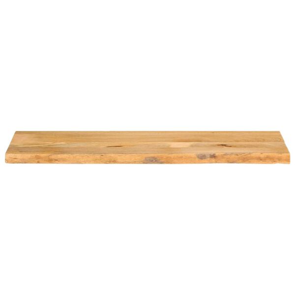 vidaXL Dessus de table &agrave; bord vivant 100x40x2,5cm bois massif manguier