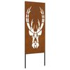vidaXL &Eacute;cran de confidentialit&eacute; de jardin Rouill&eacute; 50 x 140 cm