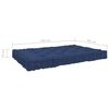 vidaXL Coussins de plancher de palette lot de 7 Bleu marine clair