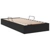vidaXL Lit de Rangement avec matelas Noir 90 x 190 cm Velours
