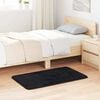 vidaXL Tapis Shaggy &agrave; poils longs NAVARRA noir 60x100 cm polyester