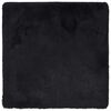vidaXL Tapis shaggy &agrave; poils longs NAVARRA noir 160x160 cm polyester