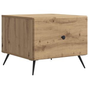 vidaXL Table basse Ch&ecirc;ne artisanal 49 x 50 x 40 cm Bois d'ing&eacute;nierie