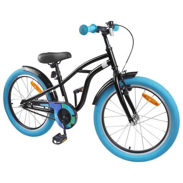 vidaXL V&eacute;lo pour Enfants 20 Pouces pour les enfants de 6 &agrave; 11 ans Noir