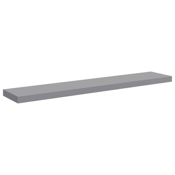 vidaXL &Eacute;tag&egrave;re murale flottante gris 120x23,5x3,8 cm MDF