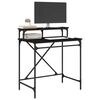 vidaXL Bureau Ch&ecirc;ne noir 80 x 50 x 90 cm Bois d'ing&eacute;nierie