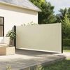 vidaXL Auvent latéral rétractable crème 180x500 cm