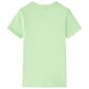 T-shirt pour enfants vert citron 104