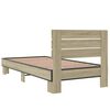 vidaXL Cadre de lit sans matelas ch&ecirc;ne sonoma 75x190 cm