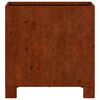 vidaXL Jardini&egrave;re avec pieds Rouill&eacute; 30x30x30 cm Acier corten