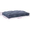 vidaXL Coussin de canap&eacute; Impression Indigo 120 x 80 x 12 cm tissu