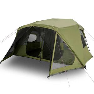 vidaXL Tente familiale 10 personnes vert lib&eacute;ration rapide imperm&eacute;able