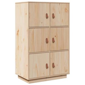 vidaXL Buffet haut 67x40x108,5 cm Bois massif de pin