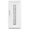 vidaXL Porte Frontale Blanc 88 x 200 cm PVC