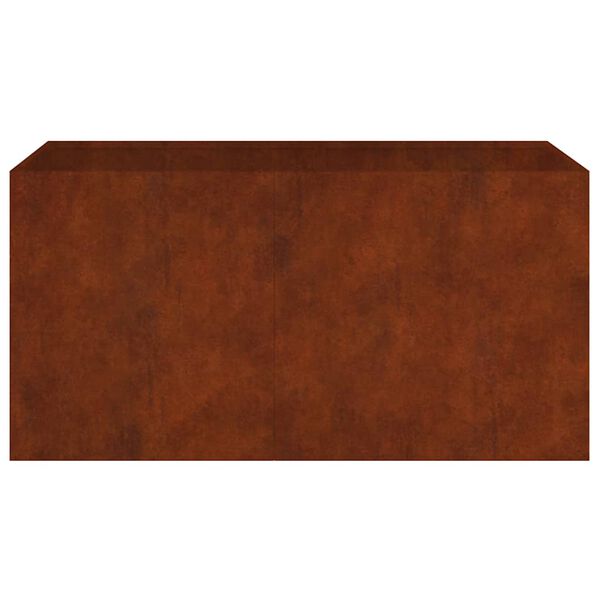 vidaXL Jardini&egrave;re 80x40x40 cm acier corten