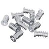vidaXL Vis 12 pi&egrave;ces Argent&eacute; M6 x 12 mm Fer