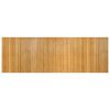 vidaXL Tapis rectangulaire naturel 100x300 cm bambou