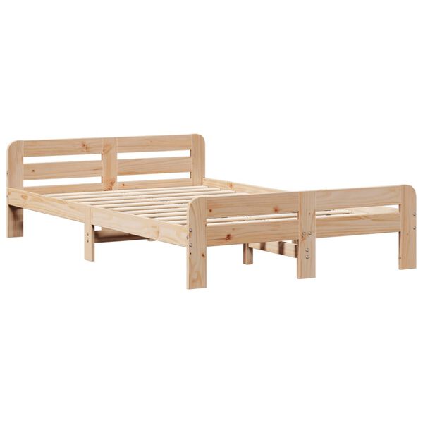 vidaXL Cadre de lit sans matelas 120x200 cm bois de pin massif