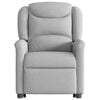 vidaXL Fauteuil inclinable gris nuage tissu