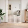 vidaXL Barri&egrave;re pour chien pliable &agrave; 2 panneaux Blanc 160 cm Bois de peuplier