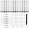 vidaXL Cl&ocirc;ture avec poteau Gris 1,6 x 100 m Acier