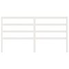 vidaXL Tête de lit Blanc 186x4x100 cm Bois massif de pin