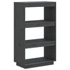 vidaXL Biblioth&egrave;que/S&eacute;parateur de pi&egrave;ce Gris 60x35x103 cm Pin massif