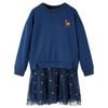 vidaXL Robe pour enfants &agrave; manches longues bleu marine 92