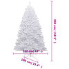 vidaXL Sapin de No&euml;l artificiel &agrave; charni&egrave;res avec neige floqu&eacute;e 300 cm
