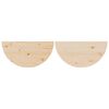 vidaXL Table basse 2 pcs Naturel Bois massif en pin
