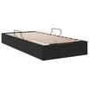vidaXL Lit de Rangement avec matelas Noir 90 x 190 cm Velours