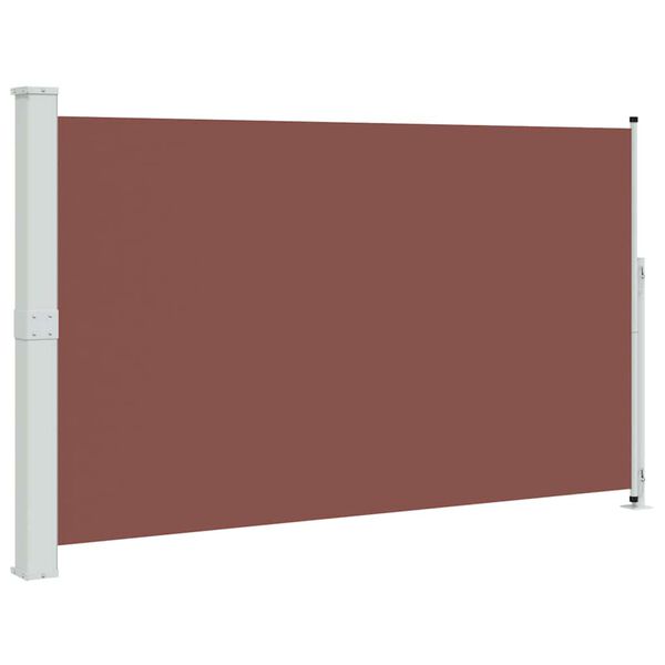 vidaXL Auvent lat&eacute;ral r&eacute;tractable de patio 180x300 cm Marron
