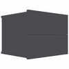 vidaXL Table de chevet Gris 40 x 30 x 30 cm bois d'ing&eacute;nierie