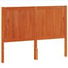vidaXL T&ecirc;te de lit cire marron 135 cm bois massif de pin
