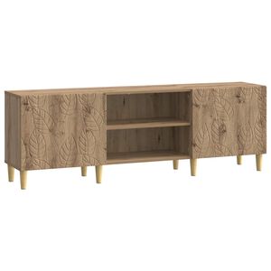 vidaXL Meuble TV 150 x 31 x 50 cm Ch&ecirc;ne artisanal Bois d'ing&eacute;nierie