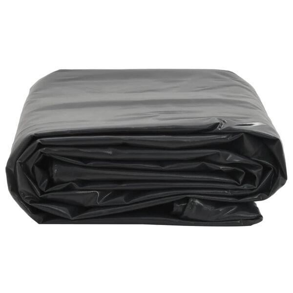 vidaXL B&acirc;che anthracite 4x7 m 650 g/m&sup2;