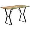 vidaXL Table à manger 120x60x76 cm Bois de récupération massif