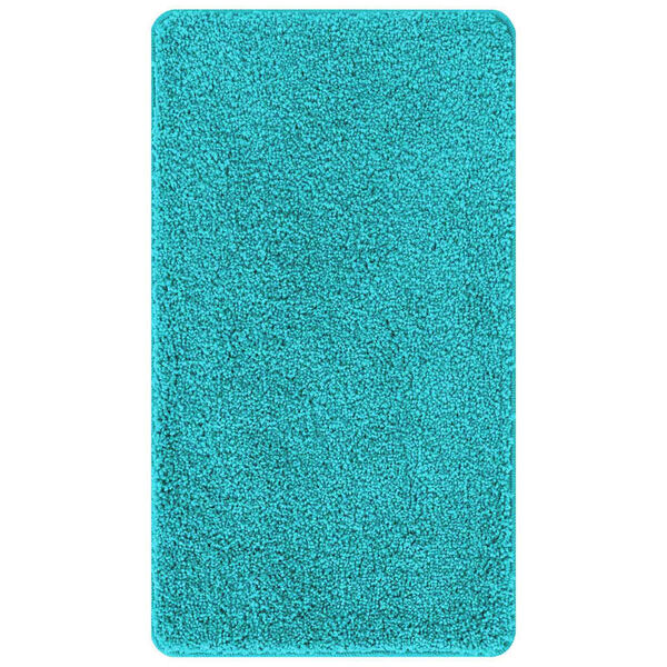 vidaXL Tapis de bain antid&eacute;rapant Turquoise 70 x 120 cm PP