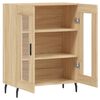 vidaXL Buffet ch&ecirc;ne sonoma 69,5x34x90 cm bois d'ing&eacute;nierie