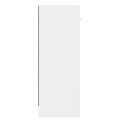 vidaXL Buffet blanc 91x28x75 cm bois d'ingénierie