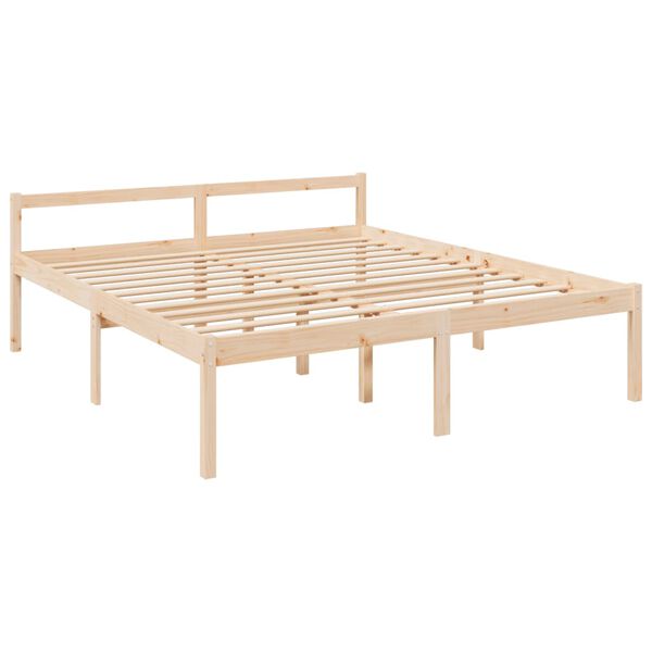 vidaXL Lit pour personne &acirc;g&eacute;e sans matelas 180x200 cm